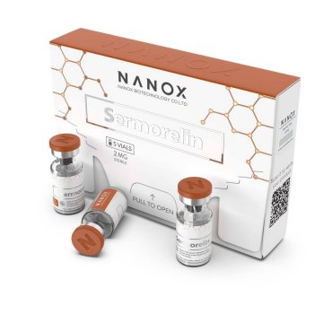 SERMORELIN, 5 VIALS x 2MG Nanox Nanox